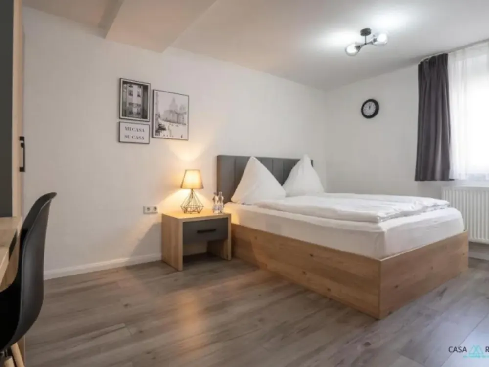 High-quality furnished 1-room apartment in Rosbach available immediately