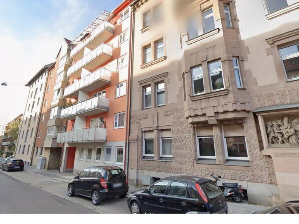 Dreamlike, Fully Furnished 2-Room Apartment with Balcony in Nürnberg-Sankt Johannis