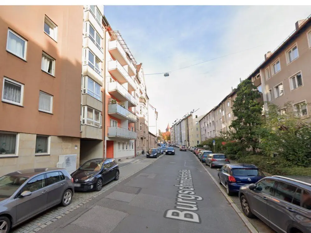 Dreamlike, Fully Furnished 2-Room Apartment with Balcony in Nürnberg-Sankt Johannis