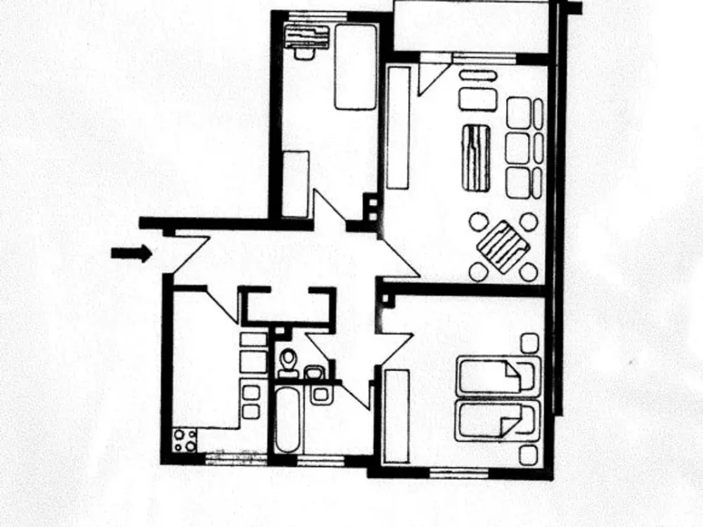 Stylish 3-Room Apartment in a Green Location