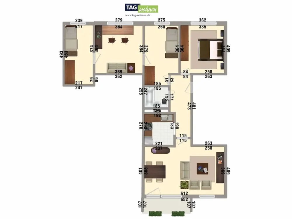 Large Apartment for Your Family!