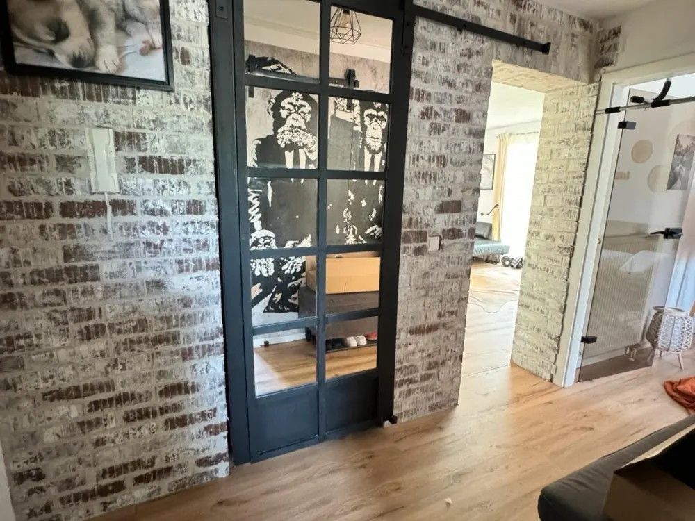 2.5-Room Rental Apartment with Kitchen, Fireplace, Garden and Cellar