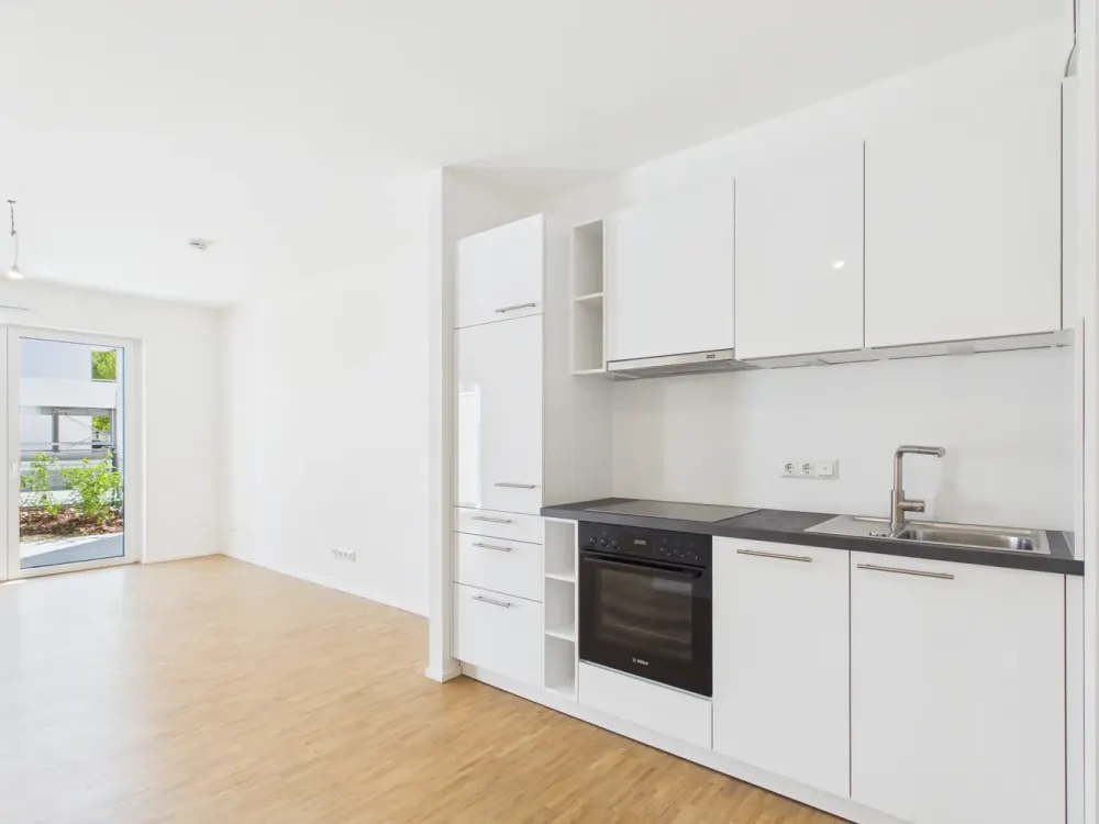 großzügig geschnittene 1,5-Zimmer-Wohnung mit Garten *NEUBAU*