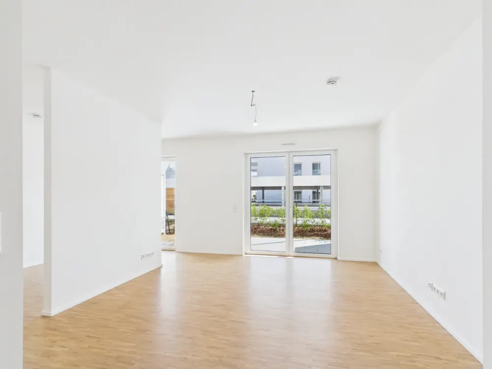 großzügig geschnittene 1,5-Zimmer-Wohnung mit Garten *NEUBAU*