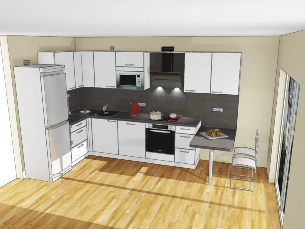 Erstbezug 2-Zimmer-Wohnung mit EBK,Balkon und Klimaanlage