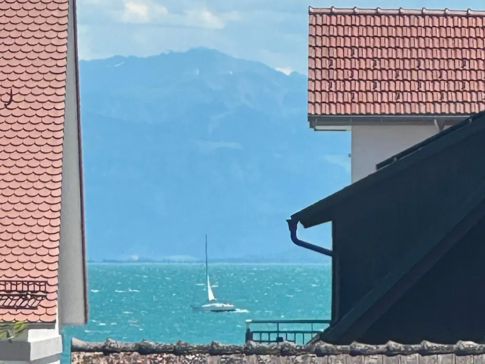 2-Room Apartment in Immenstaad am Bodensee Lake and Mountain View