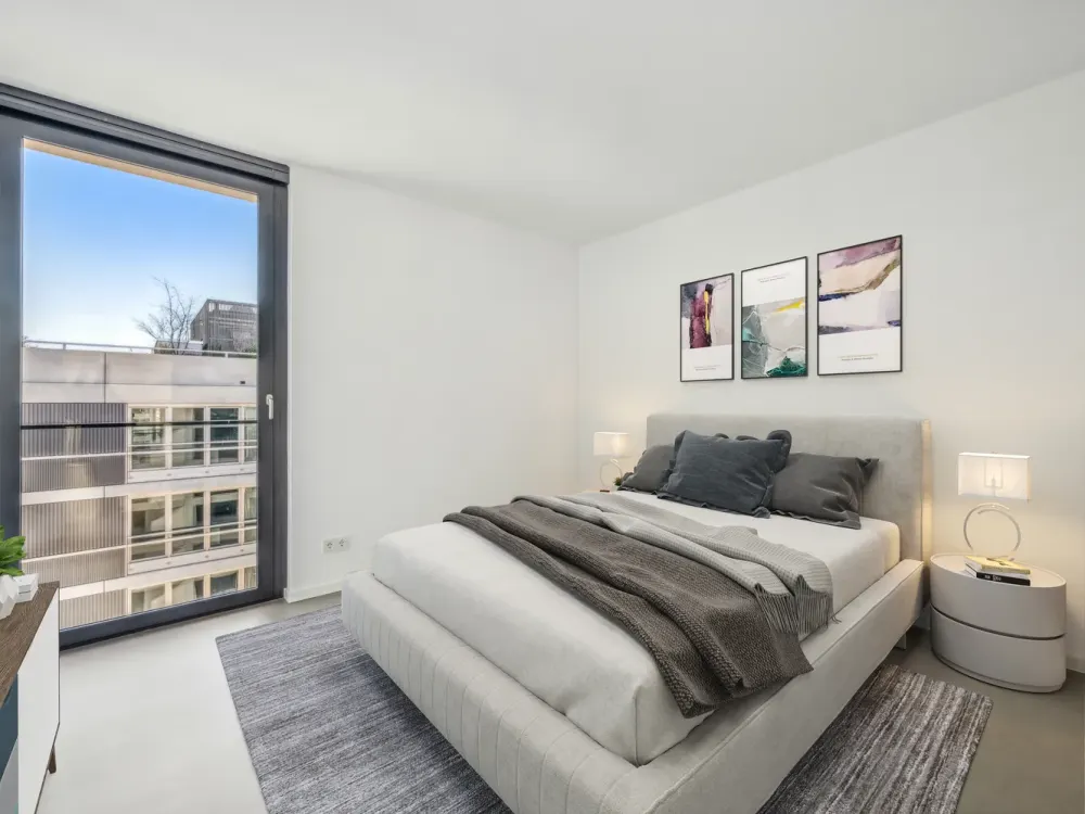 Live Central, Komfortables 3-Zimmer-Apartment mit Loggia und Balkon in den Colonnades