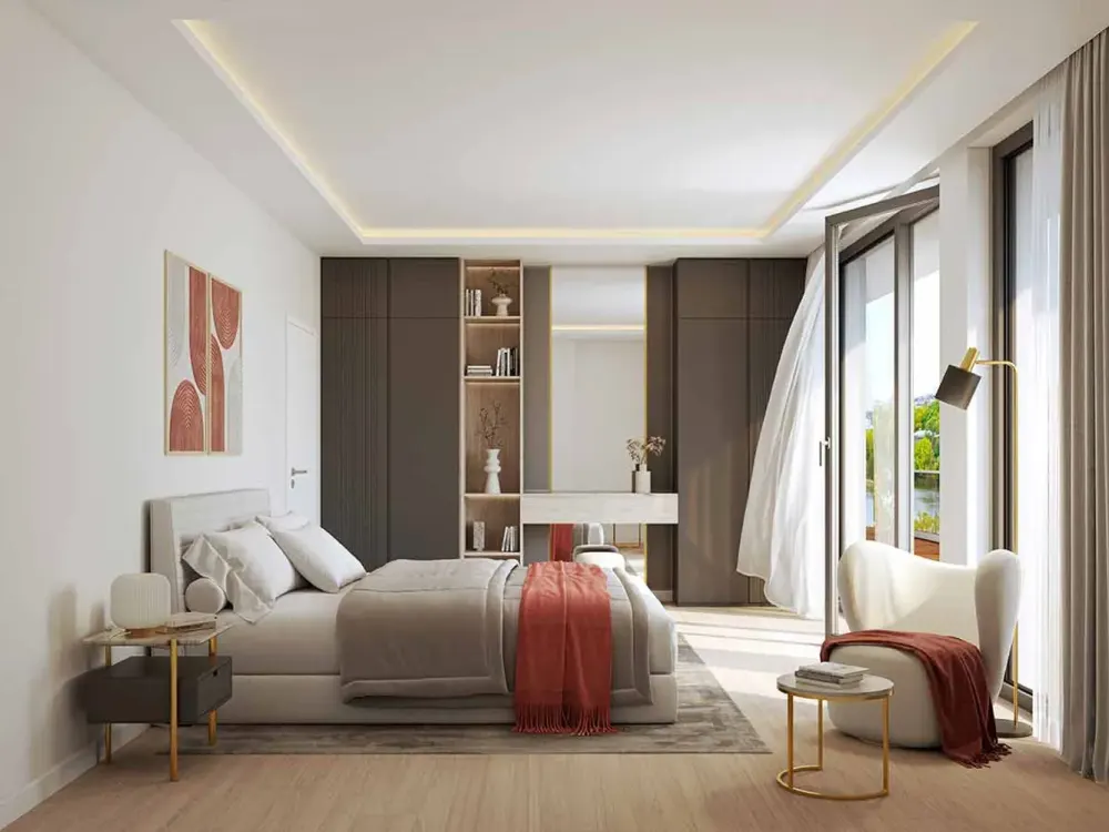 Luxurious 3-Room Apartment in Villa Bellagio on the Dahme