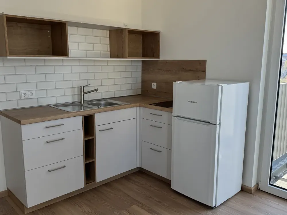 Erstbezug: Helle 1-Zimmer-Wohnung mit Terrassenabteil im Erdgeschoss