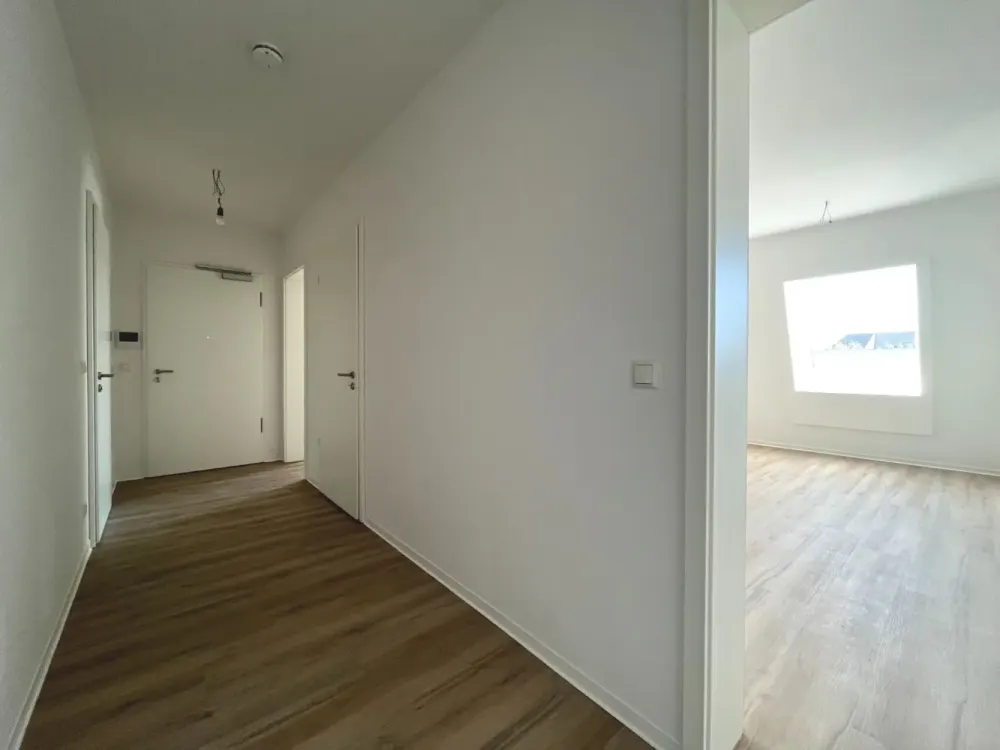 New Build: Modern 3-Room Apartment with Daylight Bathroom and Loggia in Zentrum-Ost | Optional with Fitted Kitchen