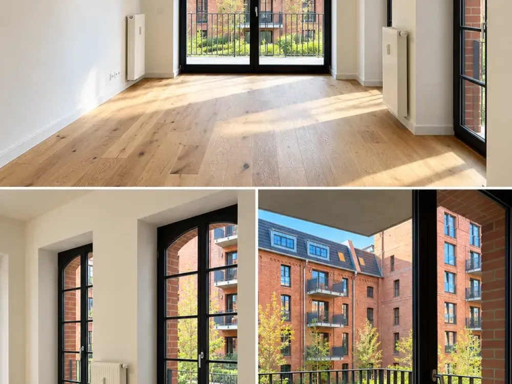2-Room Apartment with Balcony and Fitted Kitchen in the Listed Ensemble in Kämpfervorstadt