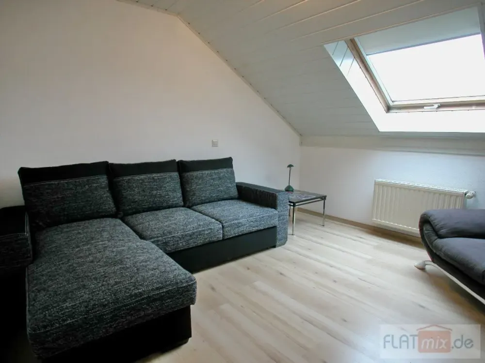 Bright, Furnished 1.5-Room Kitchen-Bathroom Attic Apartment / AG55422