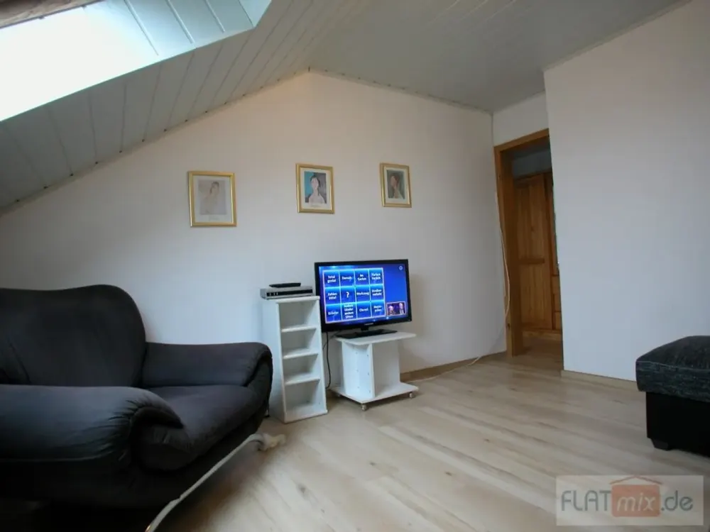 Bright, Furnished 1.5-Room Kitchen-Bathroom Attic Apartment / AG55422