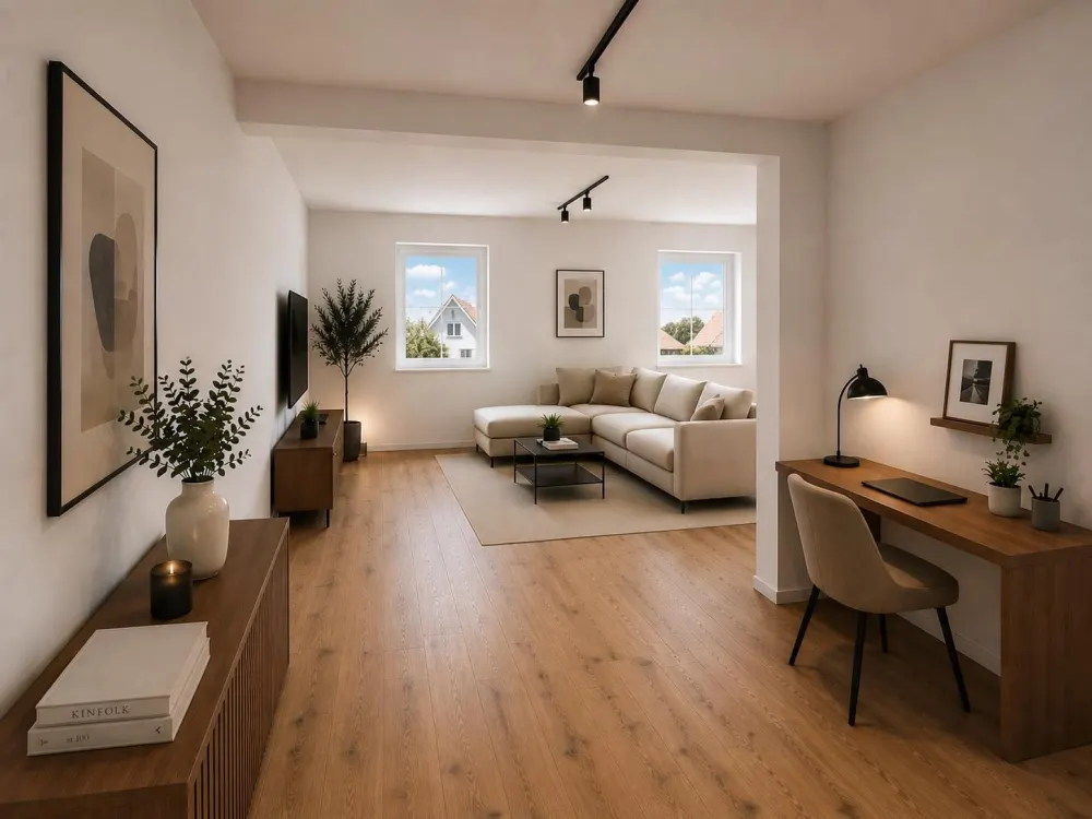 First Occupancy After Complete Renovation, Spacious, Bright 2-Room Apartment