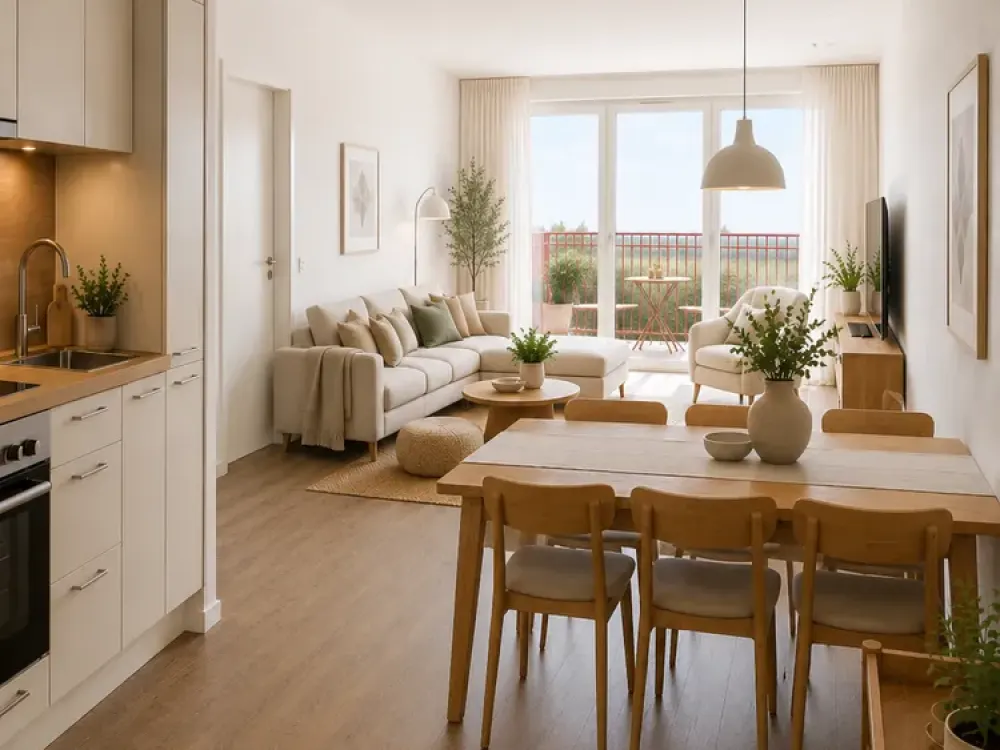 Neubaugebiet Hannover KRONSRODE (A4): EBK, Süd-Balkon, Gäste-WC, Fußbodenheizung, Keller, TG