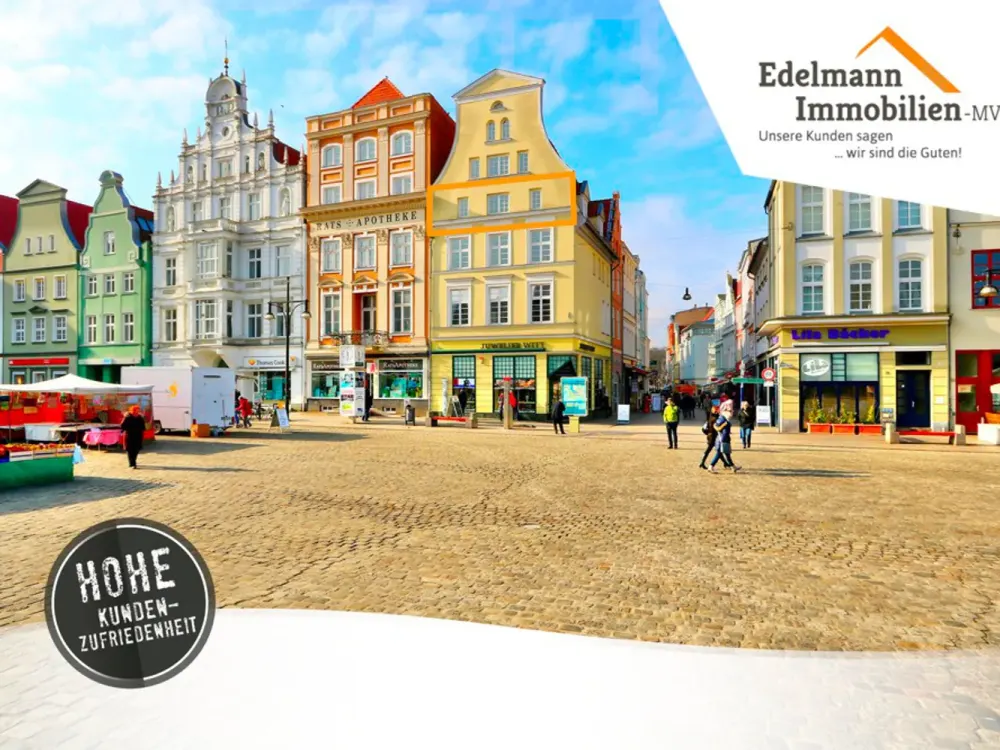 Move in and feel at home! Fully furnished 2-room apartment with approx. 58 m² in the heart of Rostock!