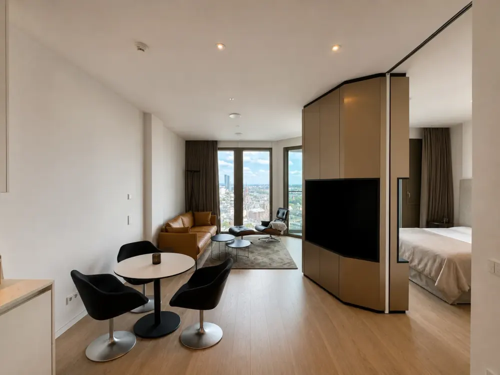 FOUR: Stylish 2-Room Apartment with Main River View