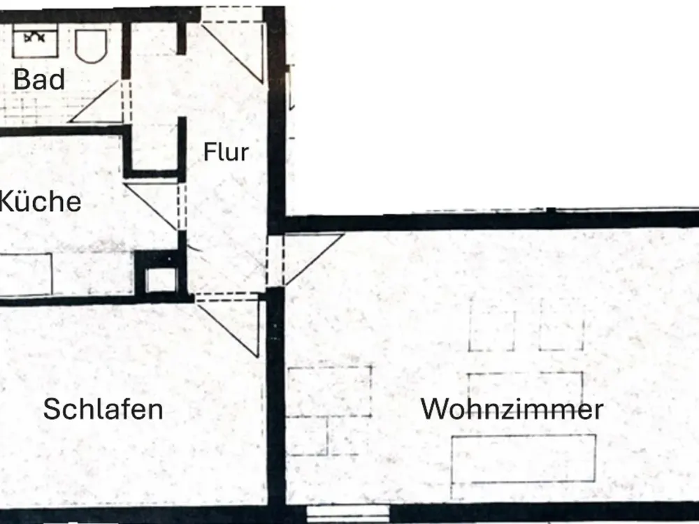 2-Room Apartments: First Occupancy After Major Renovation - Modern Apartments in Central Location of Lehrte