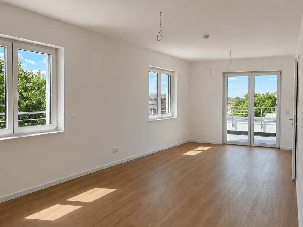 Modern Penthouse Apartment with Spacious Roof Terrace, Living Above the Roofs of Paderborn
