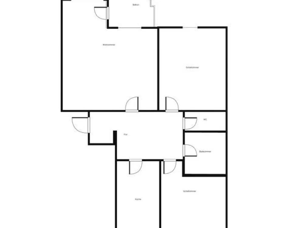 ONLY WITH RESIDENTIAL ELIGIBILITY CERTIFICATE 3-Room Apartment on the Ground Floor with Balcony in Oberreut