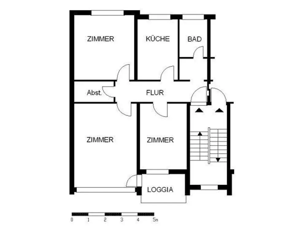 Schöne Wohnung sucht Mieter: praktische 3-Zi.-Wohnung