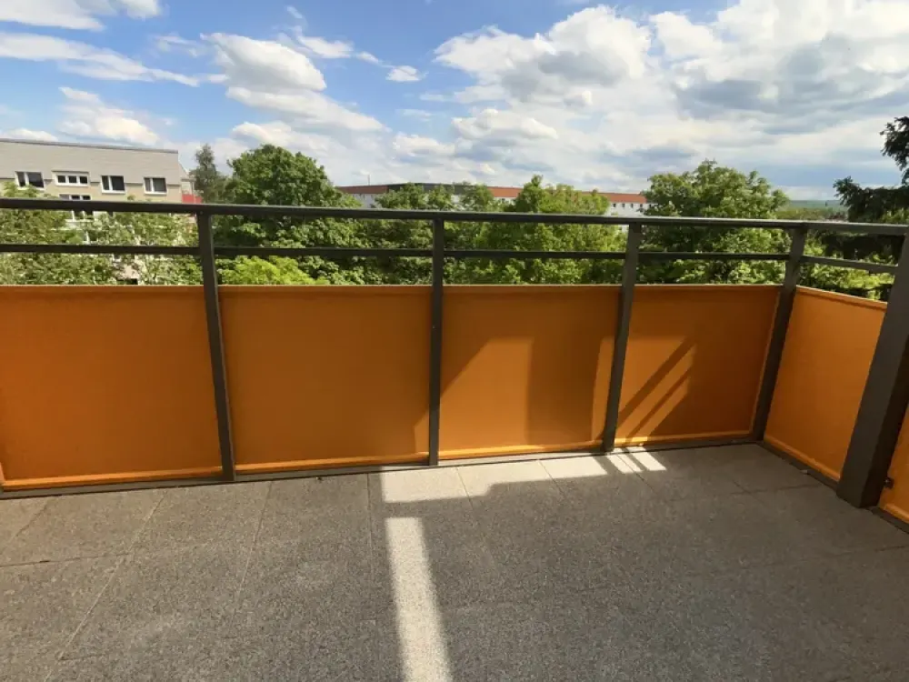 Large, bright 2-room apartment with balcony and bathtub!