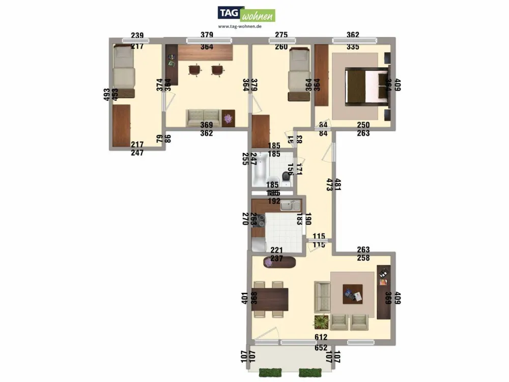 Large Apartment for Your Family!