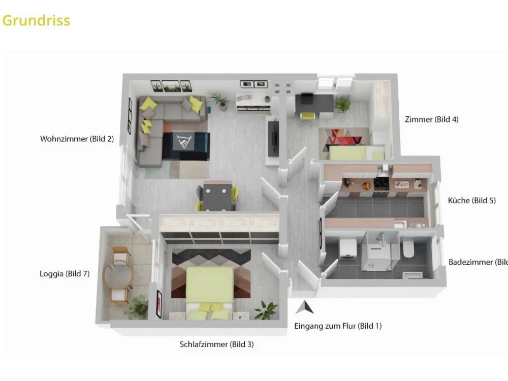 ✨ 16 m² Shared Apartment Room, First Occupancy After Complete Renovation