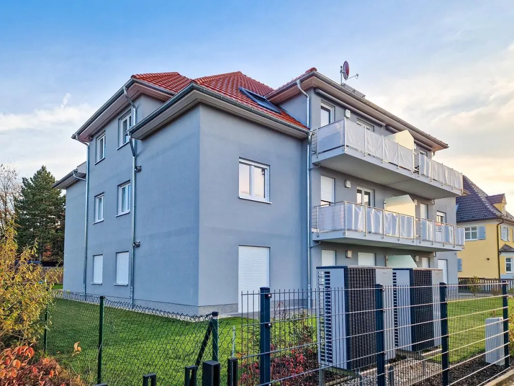 New Build 5-Room Apartment on 2nd Floor Balcony Parking Space Bathroom + Guest WC Basement Heat Pump Underfloor Heating