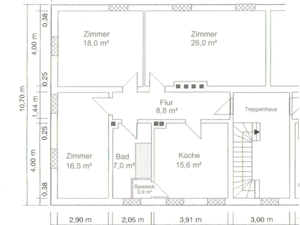 Attraktive 3-Zimmer-Wohnung in Felsberg-Wolfershausen