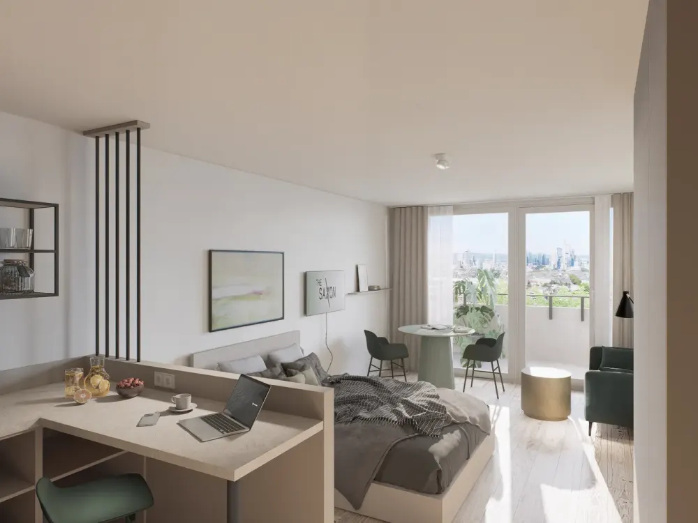THE SAXXON: The Grand Studio - Skyline View