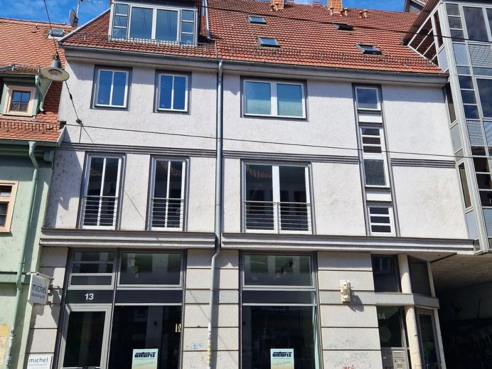 Große, helle Zweiraumwohnung, 2 ZKB mit Terrasse Erfurt Zentrum
