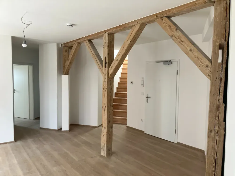 4-Room New-Build Maisonette in the Attic of a Listed Building