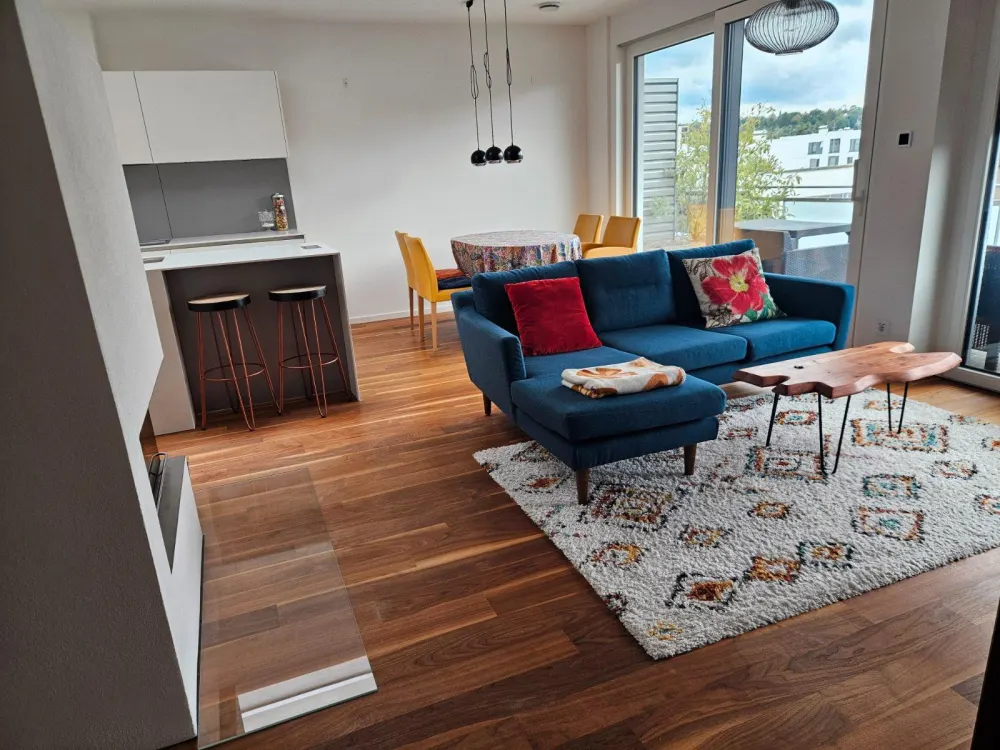 Modern Furnished Penthouse Apartment with Roof Terrace & Underground Parking