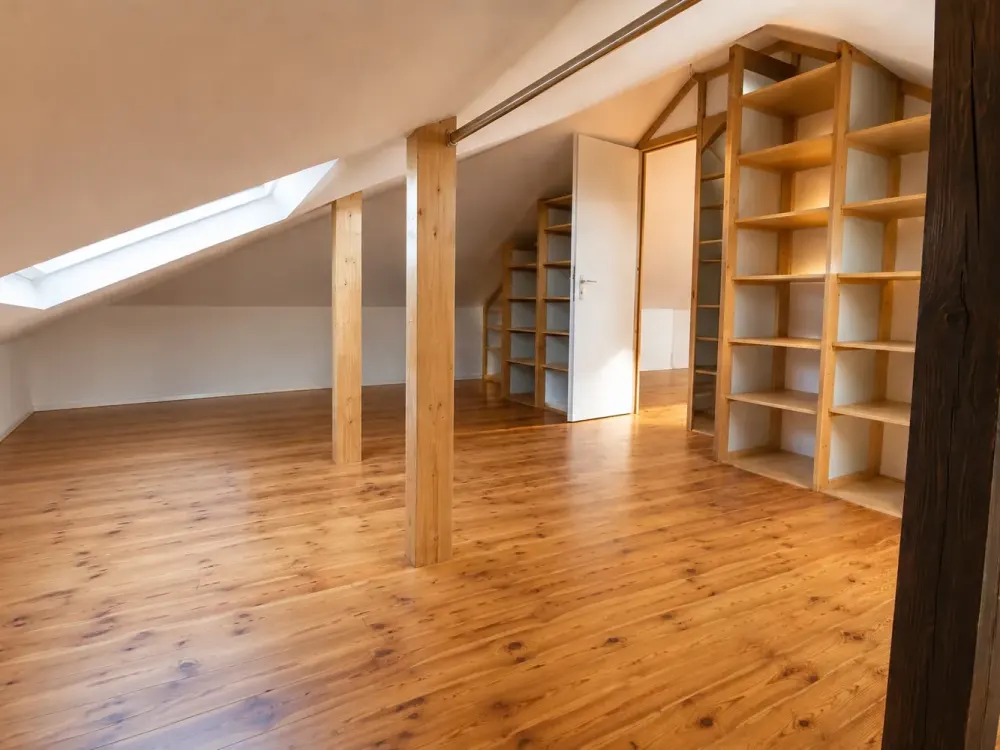 Bright 2.5-Room Attic Apartment with Fitted Kitchen and Parking Space in Hamburg-Cranz