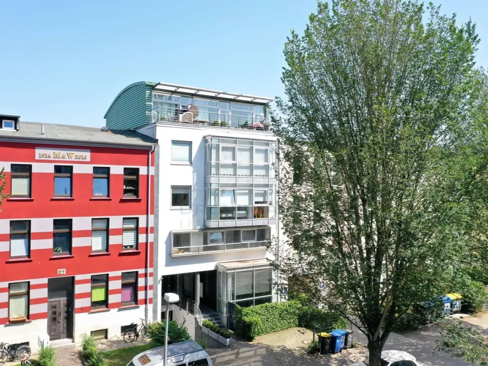Furnished Apartment in Rostock KTV (Ulmencampus) - Terrace, Storage Room, Parking Space