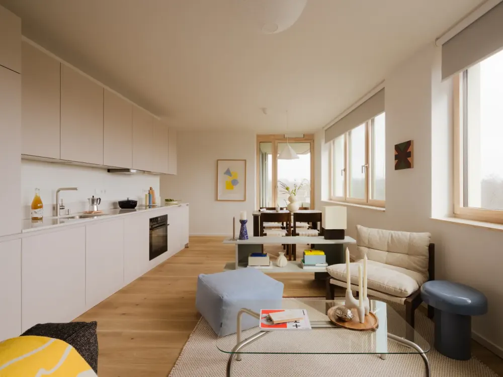 NEUBAU - 3 Zimmer-Wohnung mit Balkon, Einbauküche und Duschbad