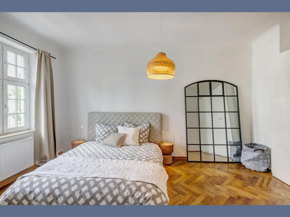 Möbliert: Wiener Platz: Wunderschöne 3-Zimmer Altbauwohnung