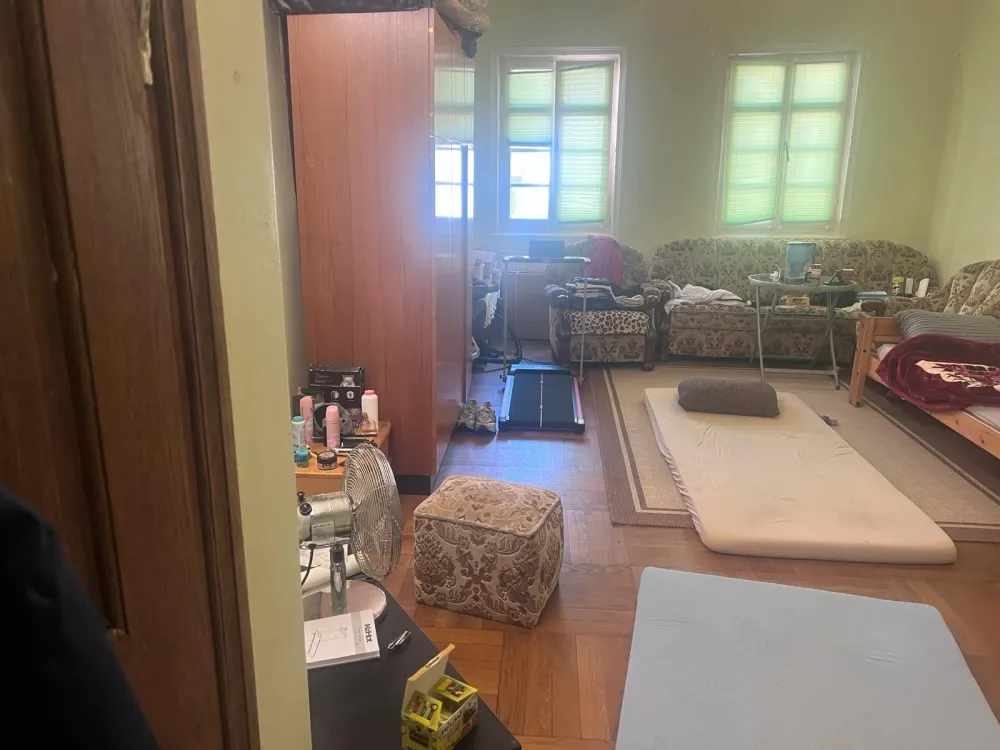 A shared flat room