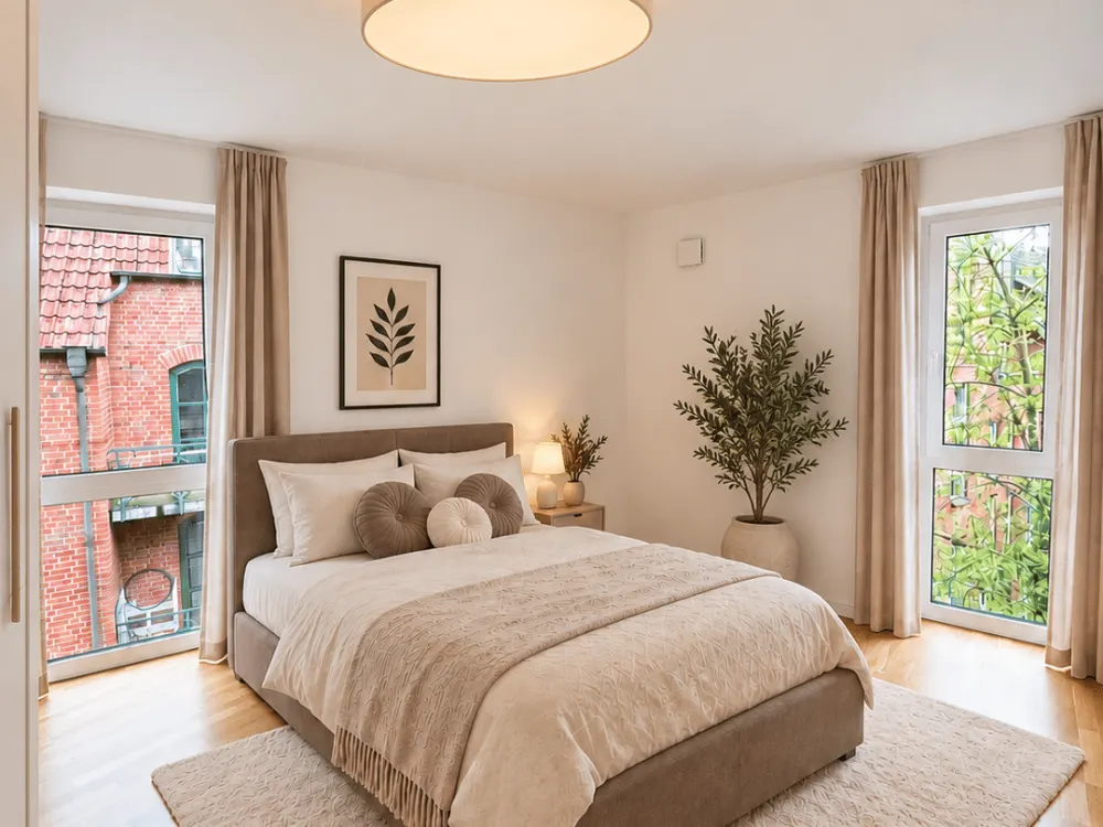 Your new home in Bahrenfeld, furnished room in 2-person shared flat with balcony | All-inclusive