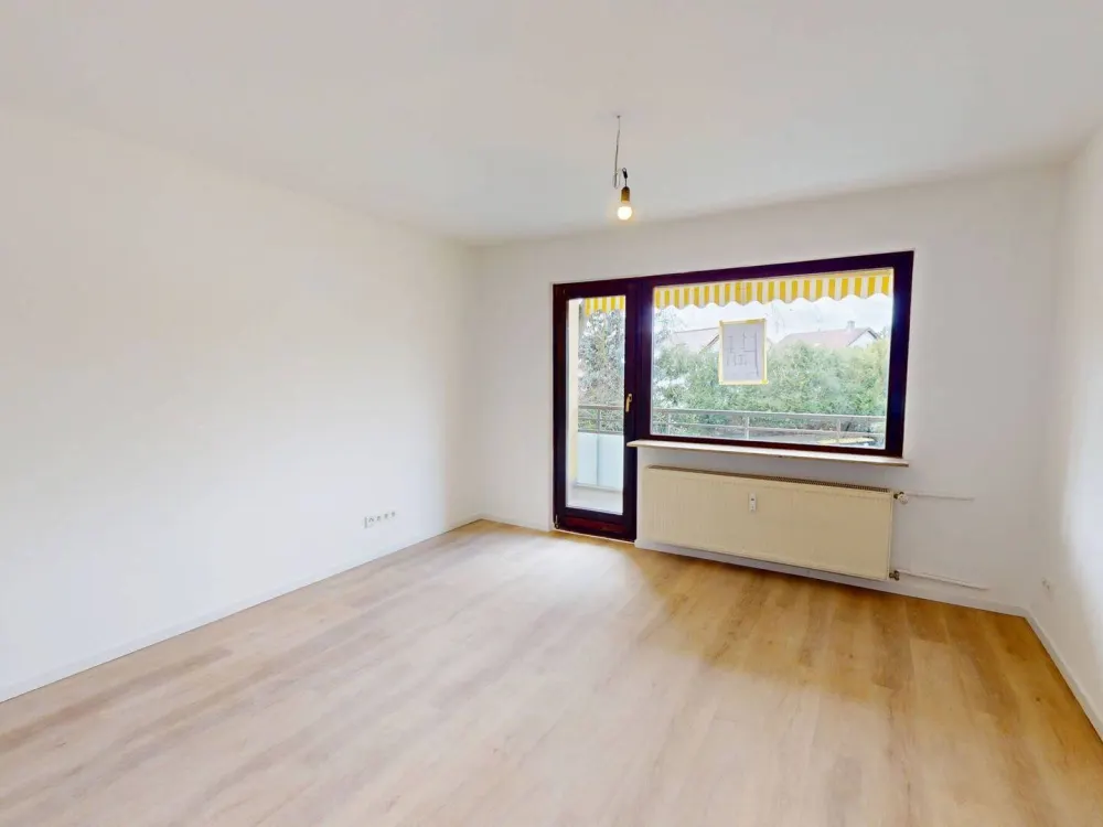 Everything is just right here. | Modern rental apartment with balcony and new bathroom
