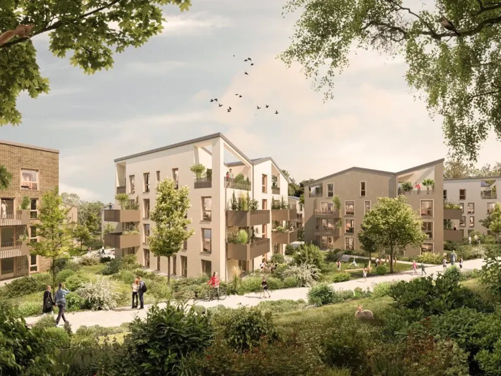 Attractive 2.5-Room New-Build Apartment in the Modern Residential Quarter "Freiraum" in Remseck-Aldingen