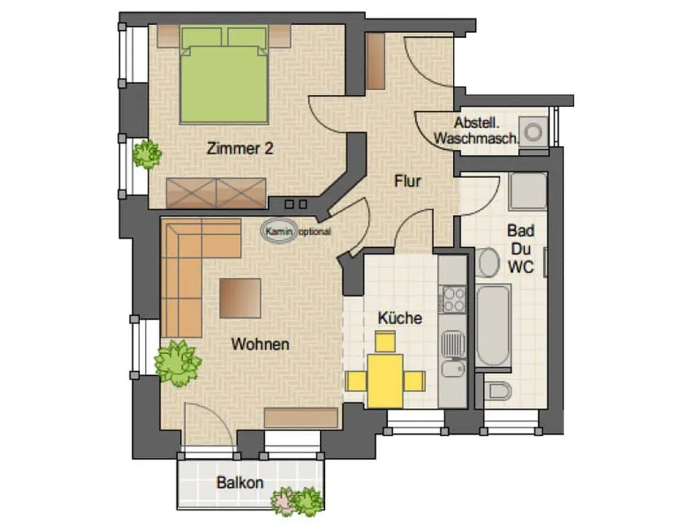 Im Preußischen Viertel: Hochparterre + EBK mgl.*