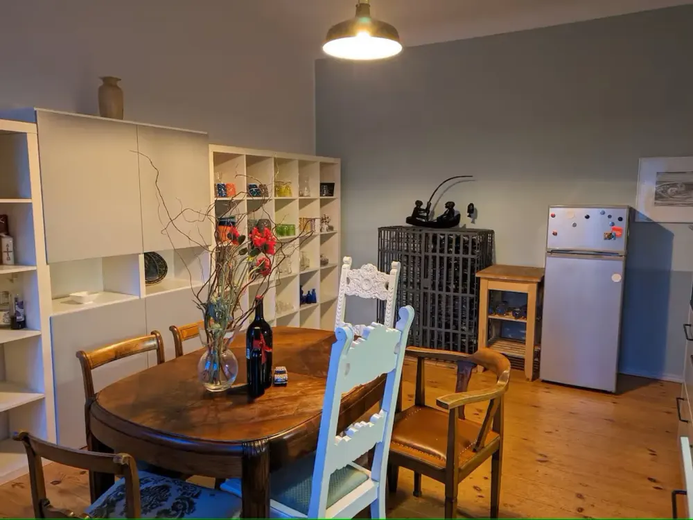 High-quality furnished old building apartment in the Dresden trendy district