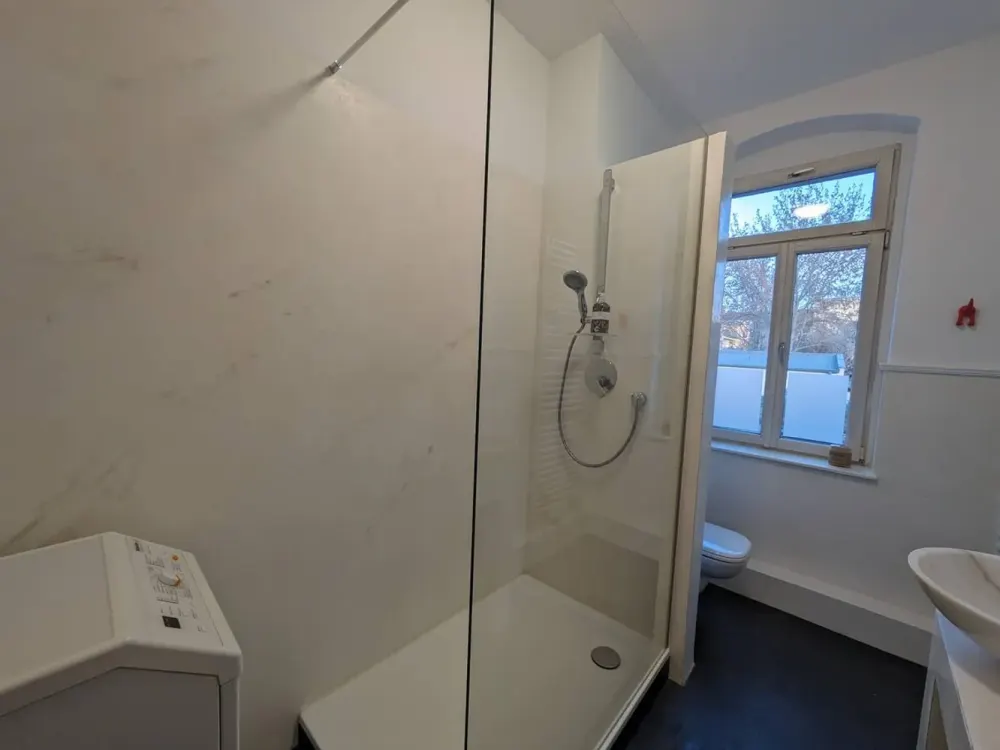 High-quality furnished old building apartment in the Dresden trendy district