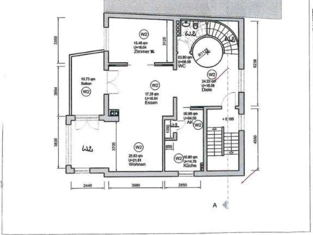 Partially Furnished Spacious Apartment Near City Center