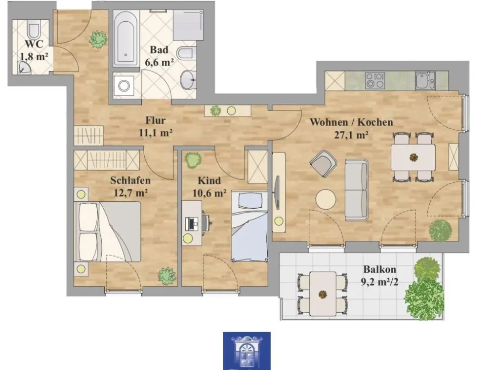 Perfect Apartment with Charm in First Occupancy!