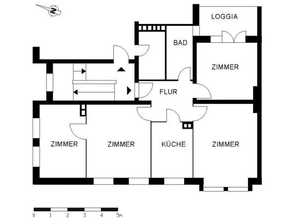 Bright 4-Room Apartment