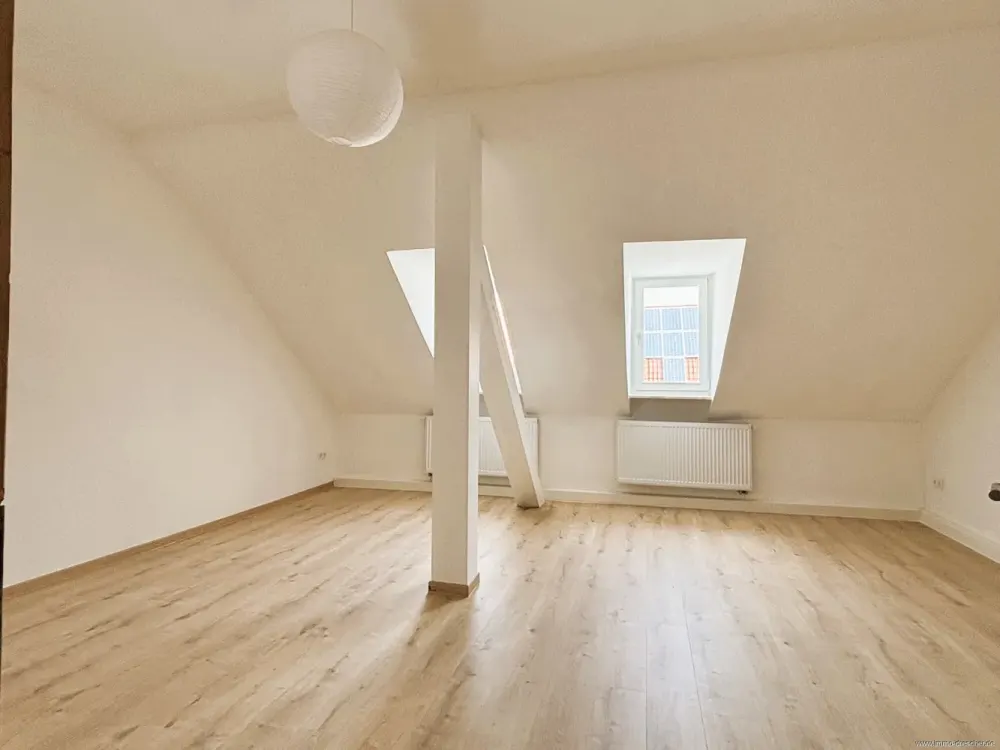Newly Renovated Attic 3-Room Apartment with New Built-in Kitchen in SB - CITY