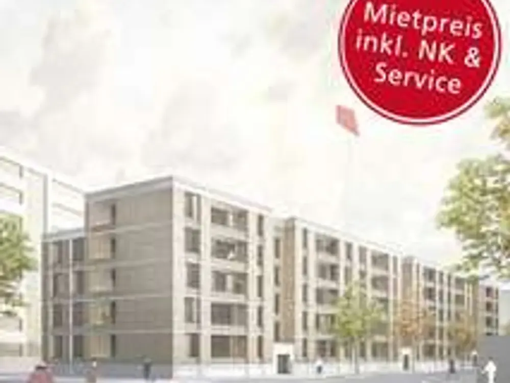 Living with Service Erfurt 1-Room Apartment with Balcony
